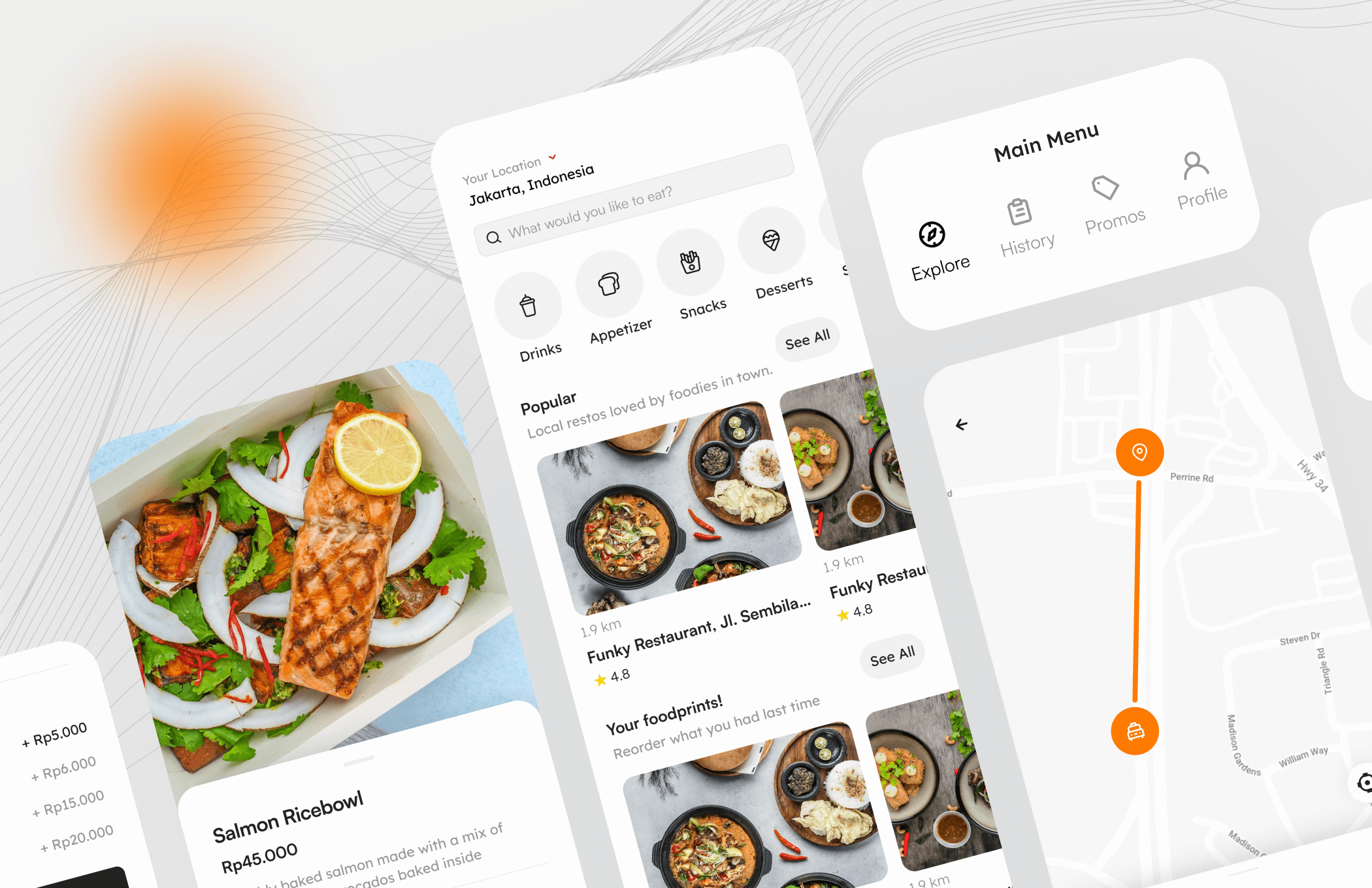 UI/UX Designer Food Delivery App